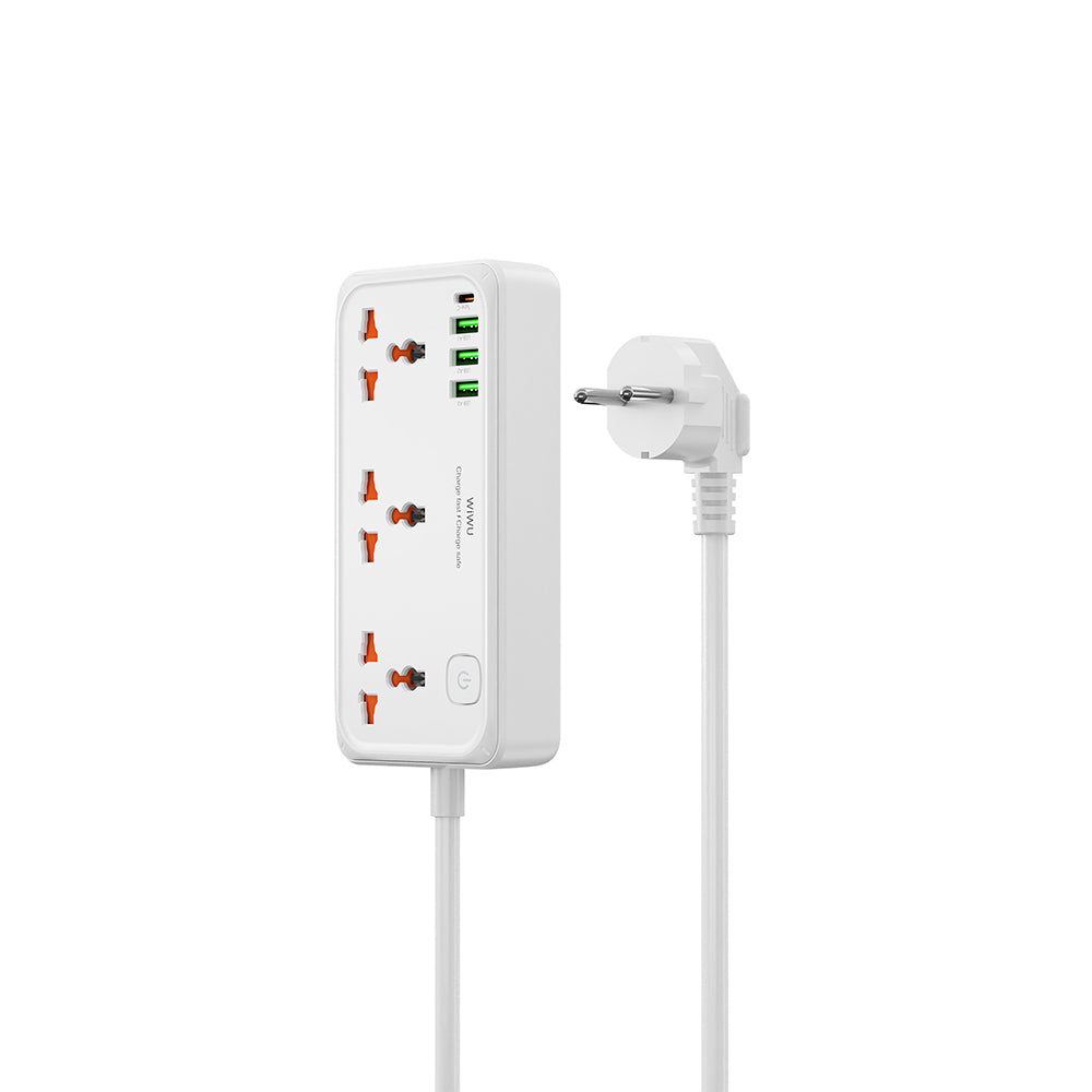 Wiwu Wi-S005 GaN Tech Power Strip Çoklu Priz 30W Wiwu Wi-S005 GaN Tech Power Strip Çoklu Priz 30W
